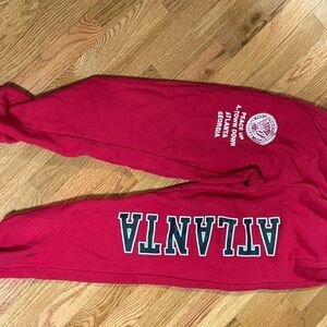 Fashion Nova Red Atlanta Track Pants